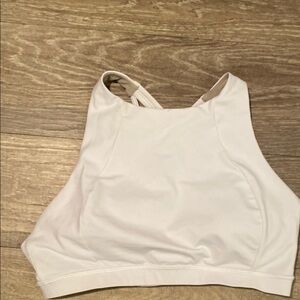 Lululemon Women's White Sports Bra Athletic Top Womens Sz 8